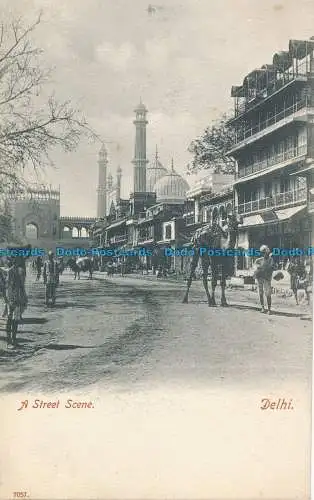 R064355 A Straßenszene. Delhi. B. Hopkins