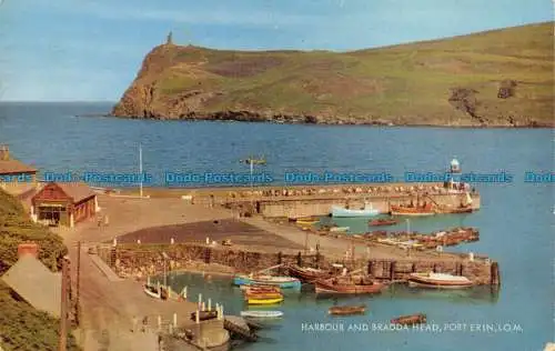 R063145 Hafen und Bradda Head. Port Erin. I.O.M. Lachs