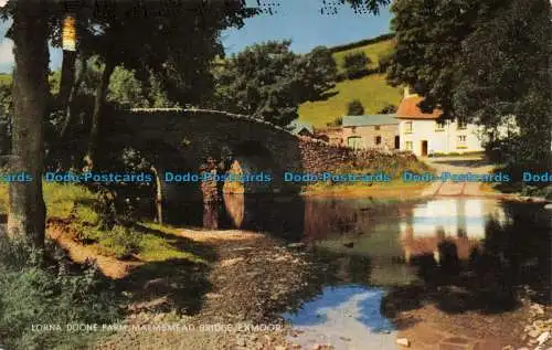 R063851 Lorna Doone Farm. Malmsmead-Brücke. Exmoor. Lachs. 1994