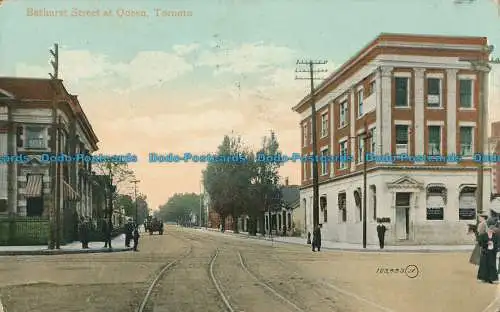 R064469 Bathurst Street at Queen. Toronto. Valentinstag. 1908