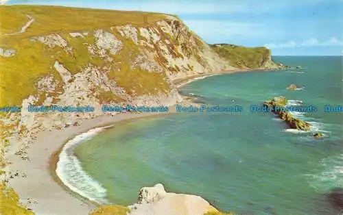 R064516 Man oder War Bay. Lulworth Cove. 1969