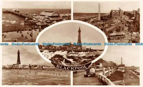 R064548 Blackpool. Multi-View. Valentinstag. RP