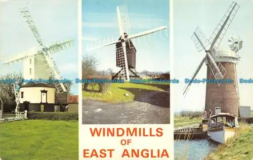 R064549 Windmühlen von East Anglia. Multi-View. F.W. Pawsey