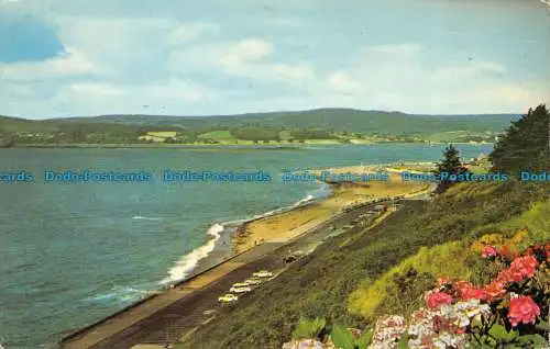 R064561 Der Strand und die Klippen. Exmouth. 1971