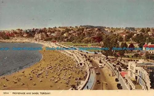 R064582 Promenade und Sand. Torquay. Harvey Barton. Nr. 38544. 1956