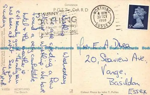 R064048 Worthing. Der Strand. D. Konstanz. 1968