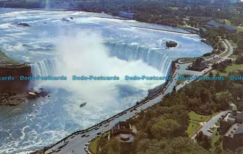 R065082 Hufeisenfälle aus dem 520 Fuß hohen Skylonturm. Niagarafälle. Kana