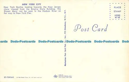 R064159 New York City. Dexter Presse