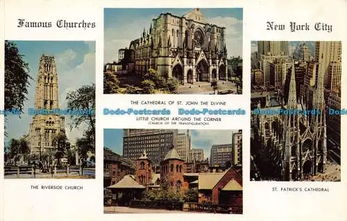 R064167 Berühmte Kirchen. New York City. Multi-View. Alfred Mainzer