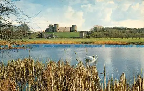 R064179 Nordwales. Schloss Rhuddlan. Bamforth. Farbglanz. 1969