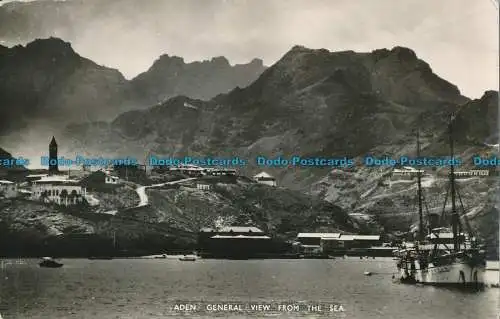 R064746 Aden Allgemeiner Blick vom Meer. Bondfix. 1957