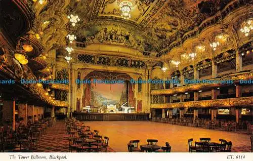 R065192 Der Turmballsaal. Blackpool. Bamforth. Farbglanz