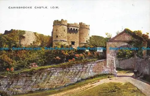 R064791 Carisbrooke Castle. I.O.W. Valentinstag. Valesque