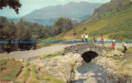 R065304 Aschebrücke und Skiddaw. Derwentwater. Fotopräzision