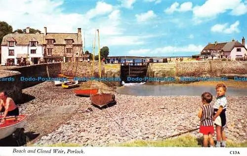 R065326 Strand und geschlossenes Wehr. Porlock. Harvey Barton