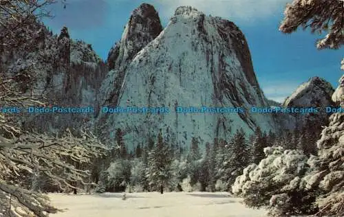 R064913 Sentinel Rock. Winter Yosemite Nationalpark. Kalifornien. Crocker. 1969