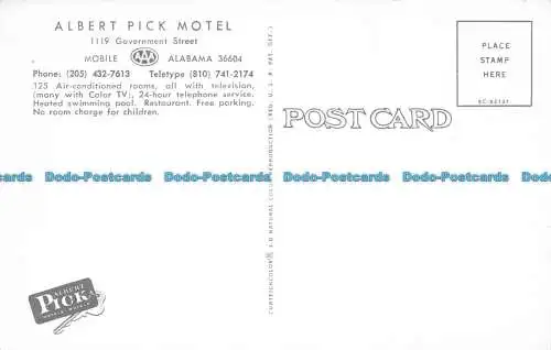 R065422 Albert Pick Motel. Mobil. Alabama