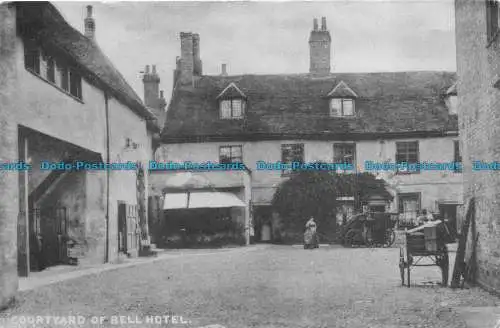 R065484 Courtyard of Bell Hotel. Thetford