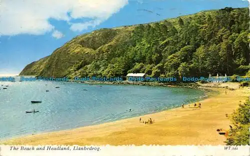 R065499 Der Strand und die Landzunge. Llanbedrog. Valentinstag. 1970