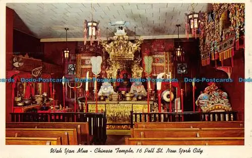 R065985 Wah Yan Mue. Chinesischer Tempel 16 Pell St. New York