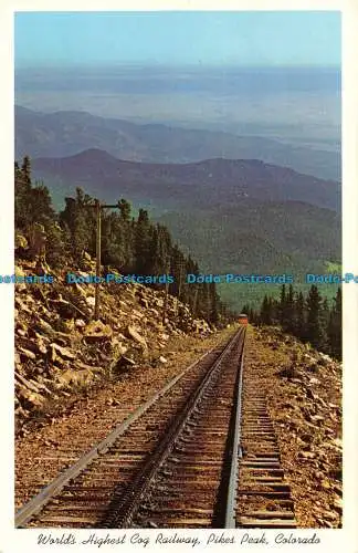 R072832 Höchste Zahnradbahn der Welt. Pikes Peak. Colorado. Cooper