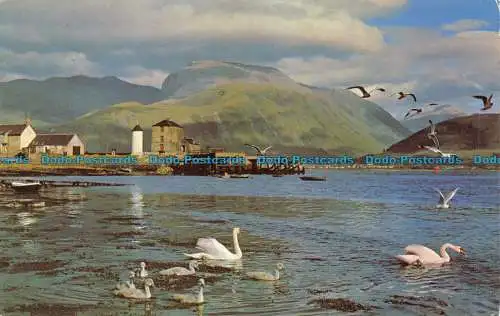 R072354 Loch Linnhe und Ben Nevis. Höchster Berg der Britischen Inseln ab Co