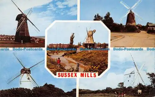 R073227 Sussex Mills. Multi-View. D.V. Bennett. 1973