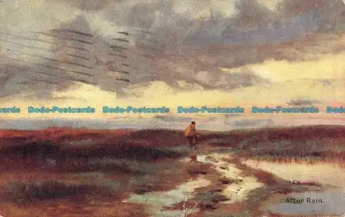 R074618 Nach Regen. C.W. Faulkner. Seriennr. 577 E. 1916