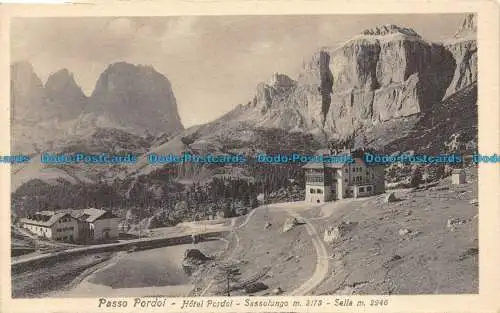 R075678 Passo Pordoi. Hotel Pordoi. Kolben. G. Ghedina. Brunner