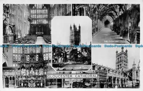 R075763 Gloucester Cathedral. Frith. Multi View