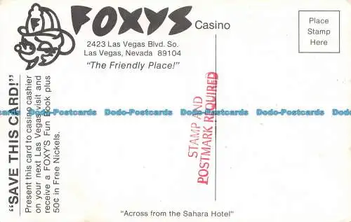 R077219 Foxys Casino. Der freundliche Ort