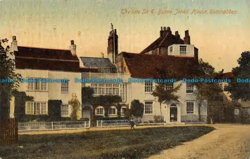 R075798 Das verstorbene Sir E. Burne Jones Haus. Rottingdean. Die Brighton Palace Seri