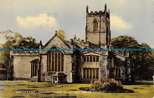 R077239 Pfarrkirche St. Helens. Ashby De La Zouch. Kragenfarbe 4049V Stil. V