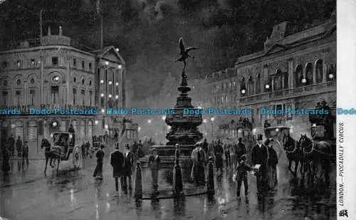 R077264 London. Piccadilly Circus. Tuck. Raphotyp. Serie 973. 1903