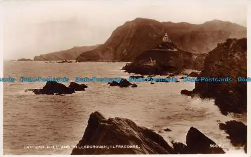 R077283 Lantern Hill und Hillsborough. Ilfracombe. Valentinstag. RP