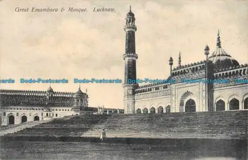 R077291 Große Emambara und Moschee. Lucknow