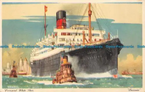 R076742 Cunard weißer Stern. Kenneth Shoesmith. Laconia