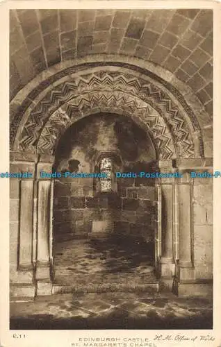 R075867 Edinburgh Castle. St. Margarets Kapelle. H.M. Werksamt. John Swai