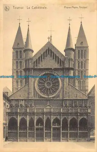 R075871 Tournai. Die Kathedrale. Phonofoto. Tournal. Nels