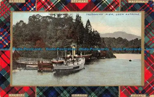 R077308 Cameron. Stewart. Macduff. Gordon. Fraser. Macdonald. Trossachs Pier. Die