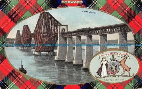 R077334 Stewart. Forth Bridge. Edinburgh. B. und R. Serie