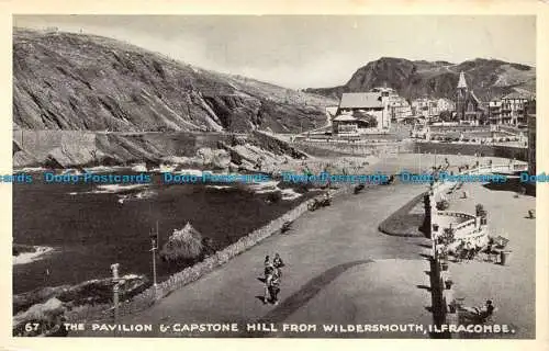 R076816 Der Pavillon und der Capstone Hill von Wildersmouth. Ilfracombe. Excel seriös