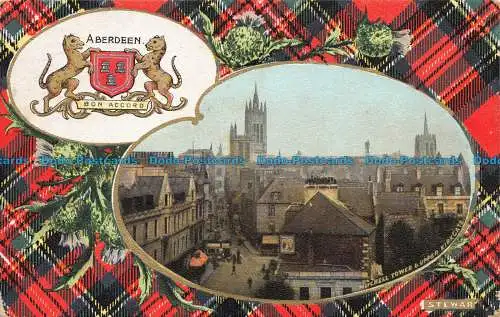 R077367 Aberdeen. Mitchell Tower und Upper Kirkgate. Stewar. B. und Rs Kamera Se