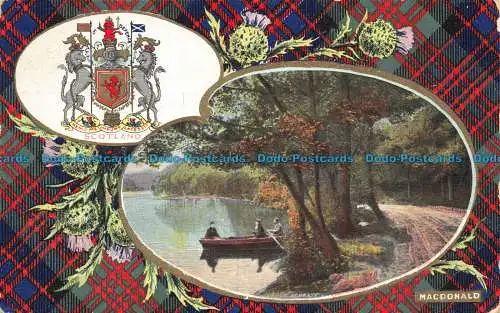 R077372 Schottland. Macdonald. Loch Achray. Kameraserien B. und Rs