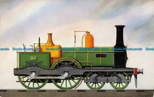 R076827 Stephensons Lokomotive Echo London Chatham and Dover Railway 1865. Psalm