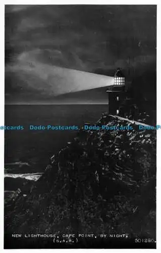 R075984 Neuer Leuchtturm. Cape Point. Nachts. Valentinstag. 1955