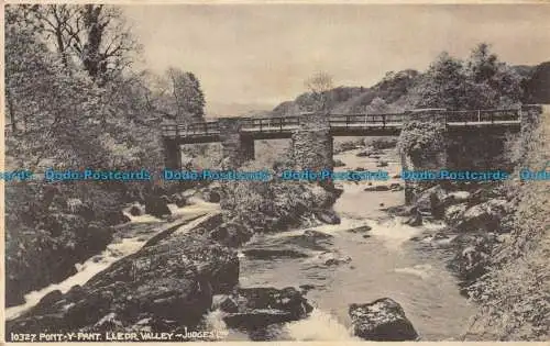 R076886 10327. Brücke und Pant. Lledr Valley. Richter. 1937