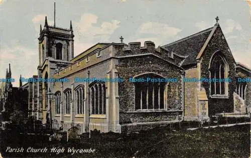 R076012 Pfarrkirche. High Wycombe. 1908