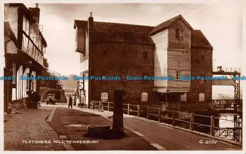 R076032 Fletchermühle. Tewkesbury. Valentinstag. RP