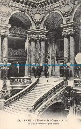 R076918 Paris. DIE Treppe von lOpera. A.P. Das Opernhaus Grand Staircase. E.Pa